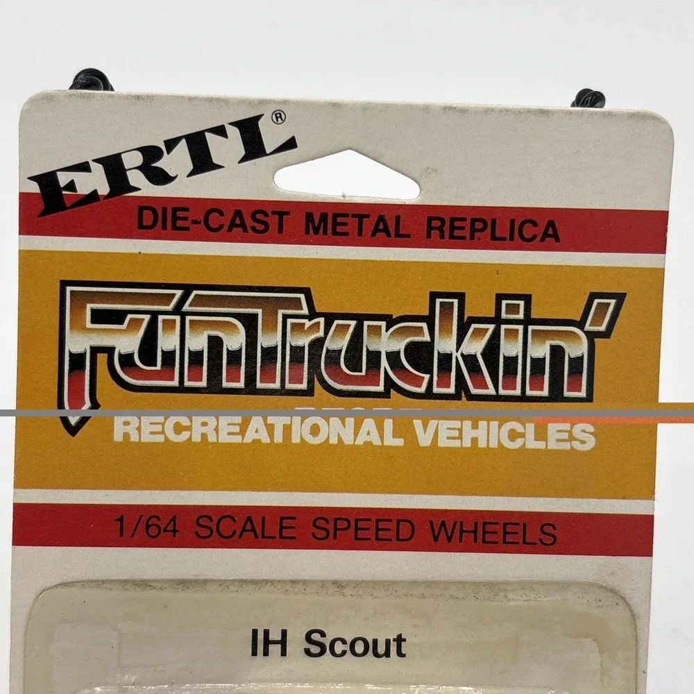 Vintage 1980 ERTL Fun Truckin IH Scout Traveler 1/64 Diecast Unpunched MOC